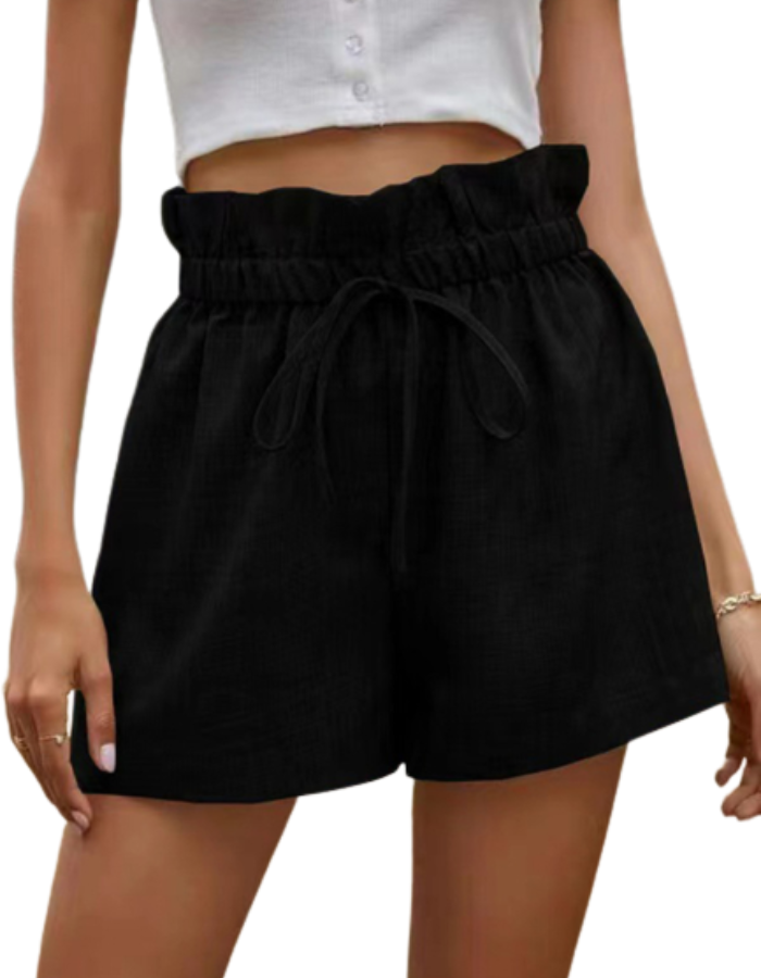 SHOPIQAT Ruffled Drawstring Pull-on Shorts - Premium from shopiqat - Just $5.900! Shop now at shopiqat